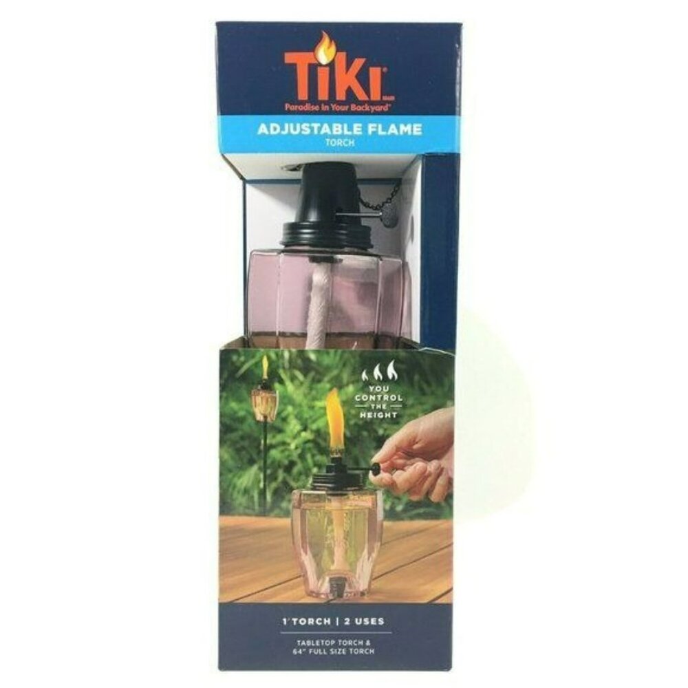 Tiki Adjustable Flame Torch 2 In 1 Tabletop or Pole